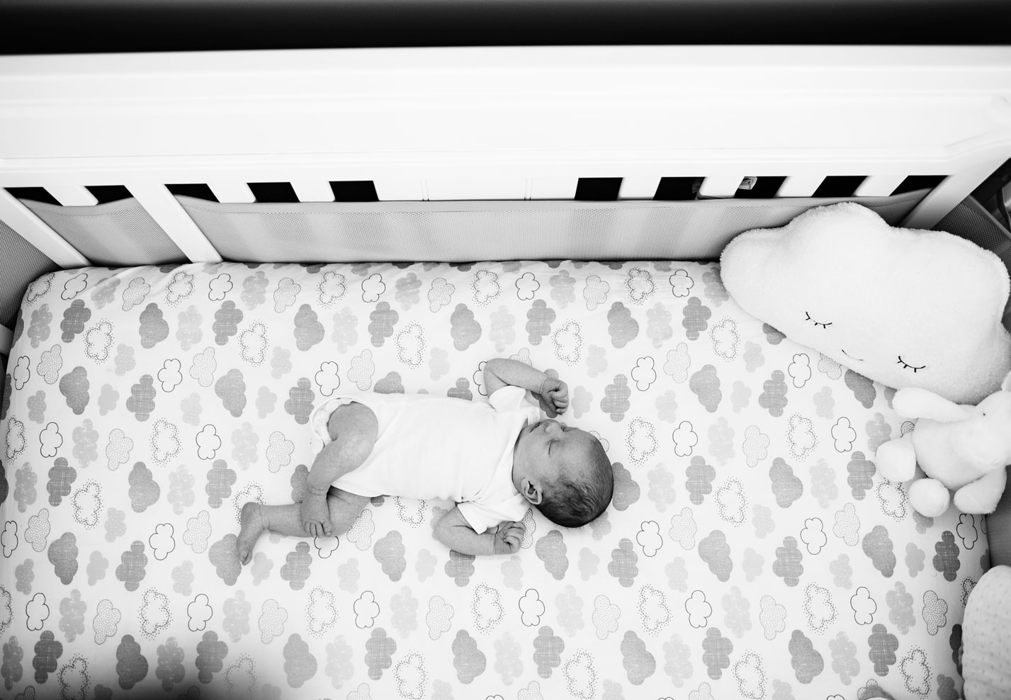Newborn in Crib