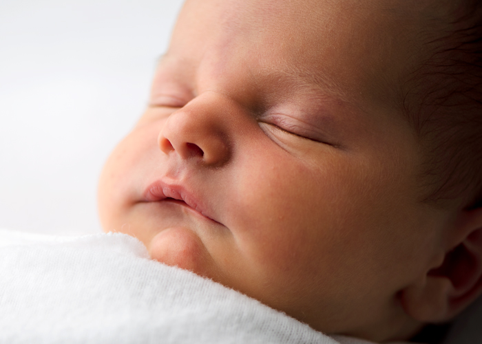 Newborn Boy Macro Image